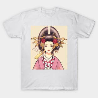 Japanese Girl Geisha T-Shirt